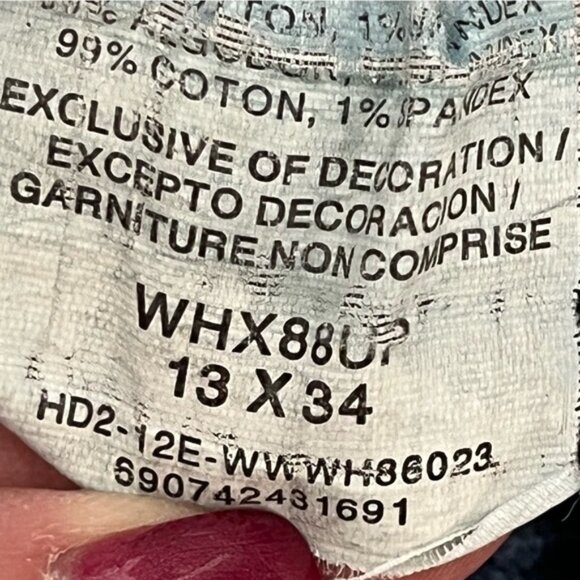 Wrangler Rock 47 Ultra Low Rise Straight Leg Denim Jeans - Picture 9 of 16